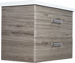 Style Line Тумба под раковину Лотос 80 подвесная сосна лофт – фотография-2